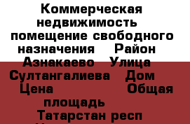 Коммерческая недвижимость,  помещение свободного назначения  › Район ­ Азнакаево › Улица ­ Султангалиева › Дом ­ 8 › Цена ­ 3 500 000 › Общая площадь ­ 30 - Татарстан респ. Недвижимость » Помещения продажа   . Татарстан респ.